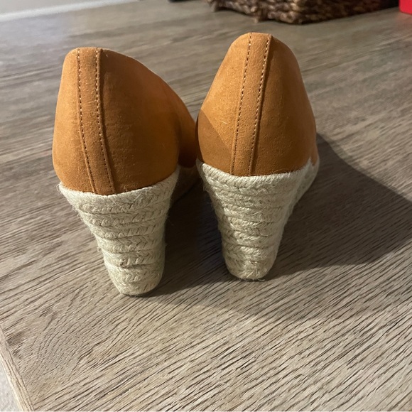 J. Crew Factory Canvas Espadrille Wedges Shoes. New - Picture 3 of 5